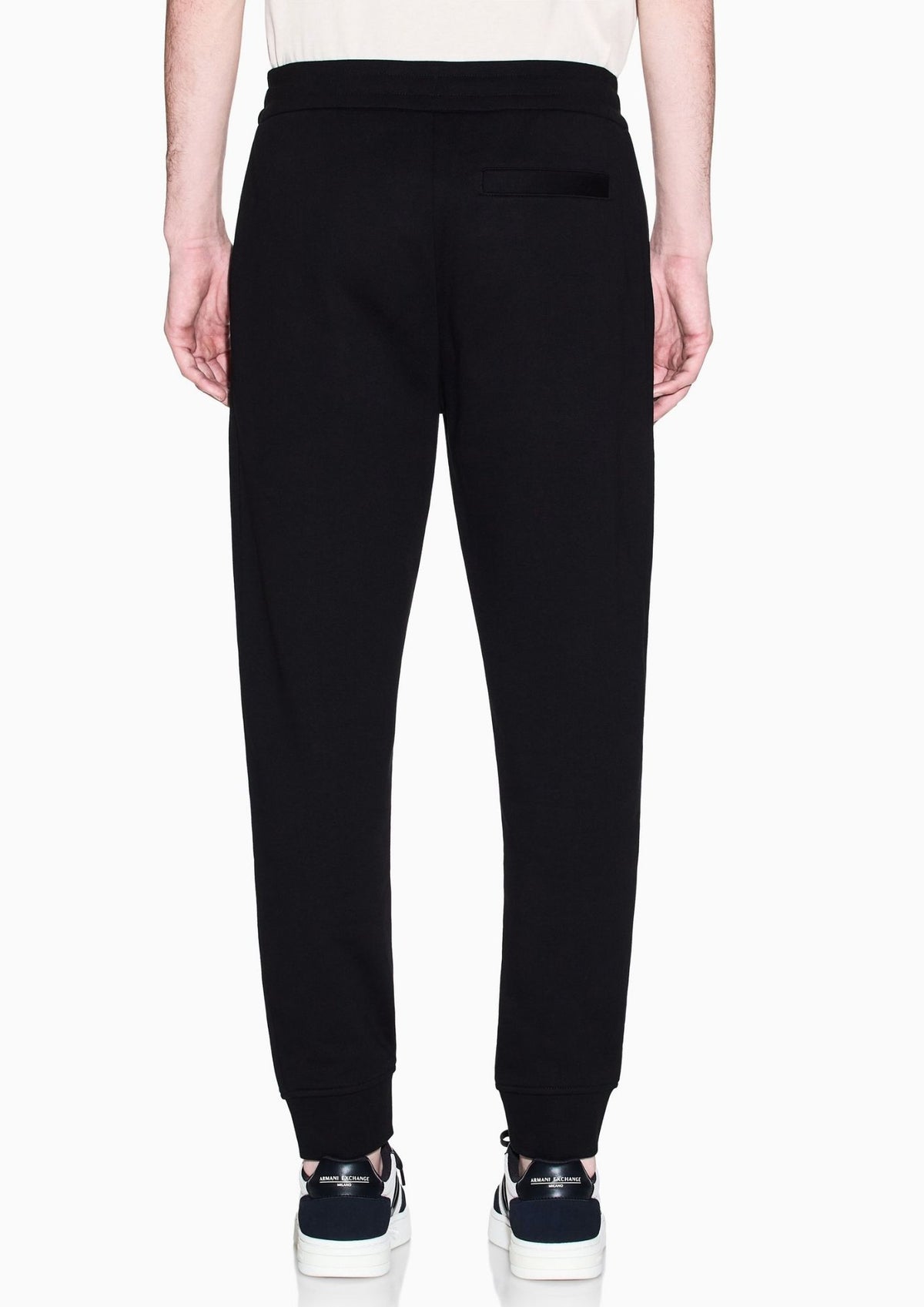 Pantaloni regular fit in cotone french terry Neri XM001299 AF20934 UC001 ARMANI EXCHANGE