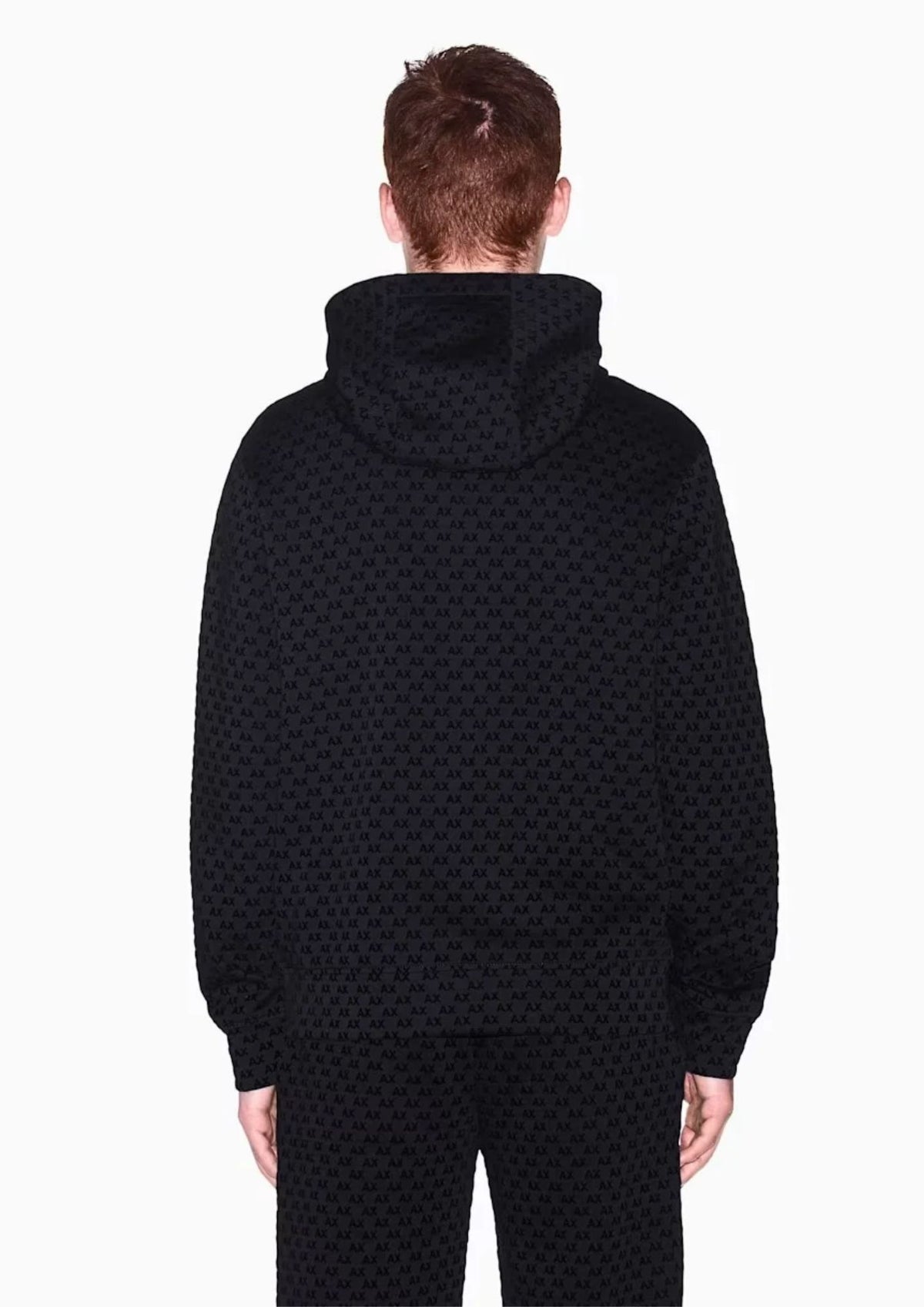 Felpa regular fit in cotone elasticizzato Nero XM002903 AF10818 UC001 ARMANI EXCHANGE
