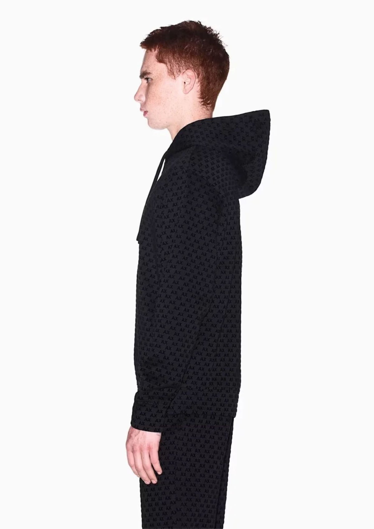 Felpa regular fit in cotone elasticizzato Nero XM002903 AF10818 UC001 ARMANI EXCHANGE