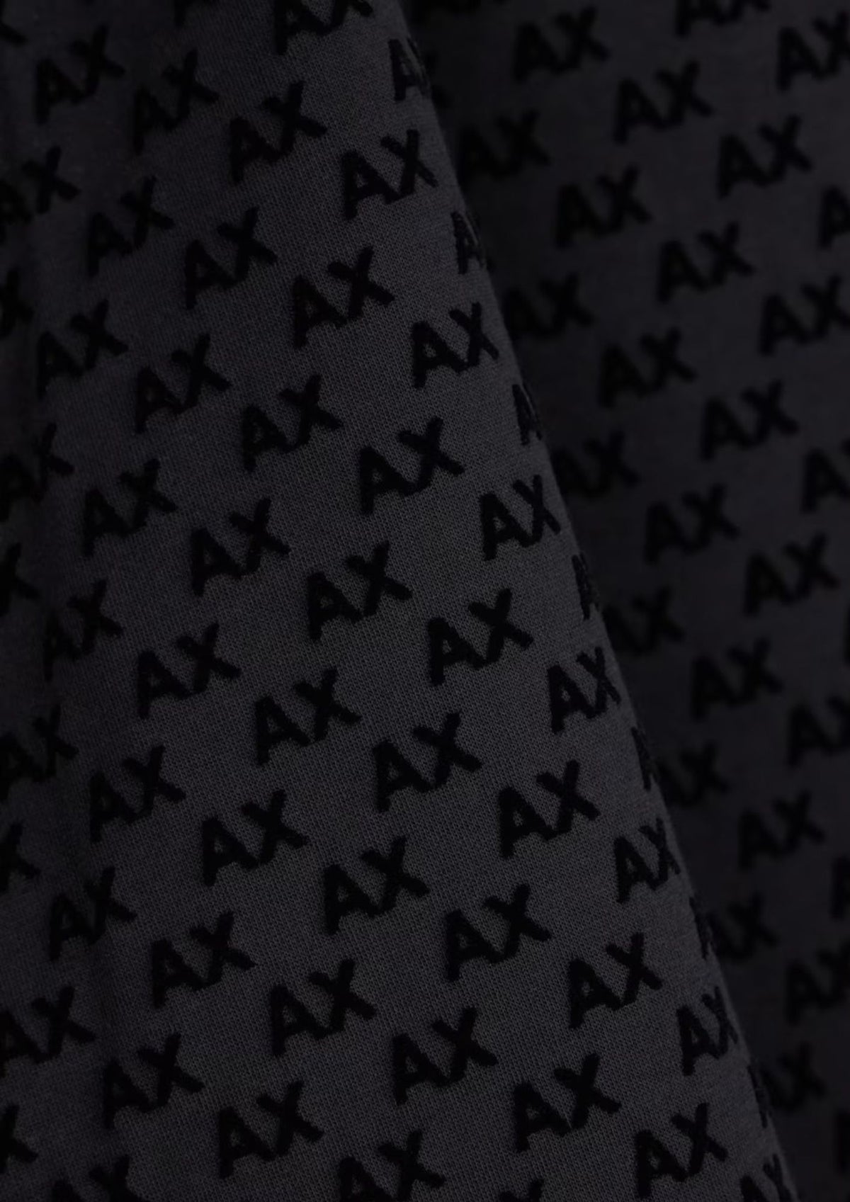 Pantaloni joggers in jersey con logo all over Nero XM002904 AF10818 UC001 ARMANI EXCHANGE