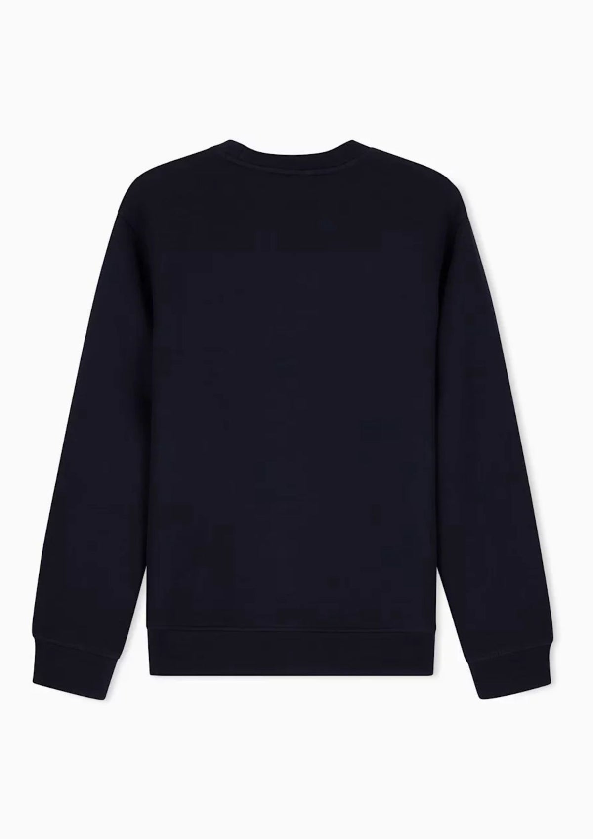 Felpa girocollo in piquet stretch con patch logo circolare Deep Navy XM002929 AF16222 UB101 ARMANI EXCHANGE