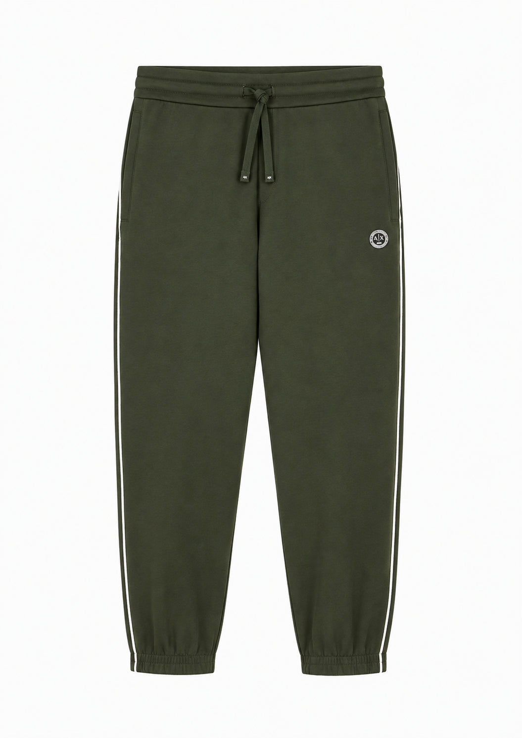 Pantaloni vestibilità regular in jersey di cotone stretch Verde Pet XM002945 AF10818 U8123 ARMANI EXCHANGE