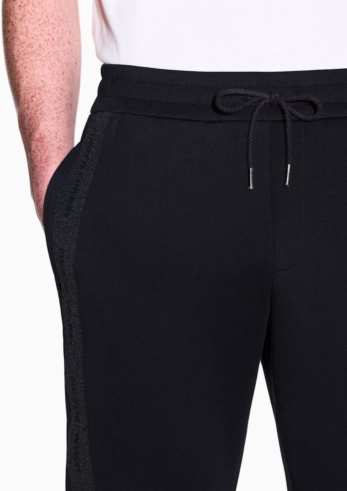 Pantaloni regular fit in jersey di cotone stretch Nero XM003145 AF13047 UC001 ARMANI EXCHANGE