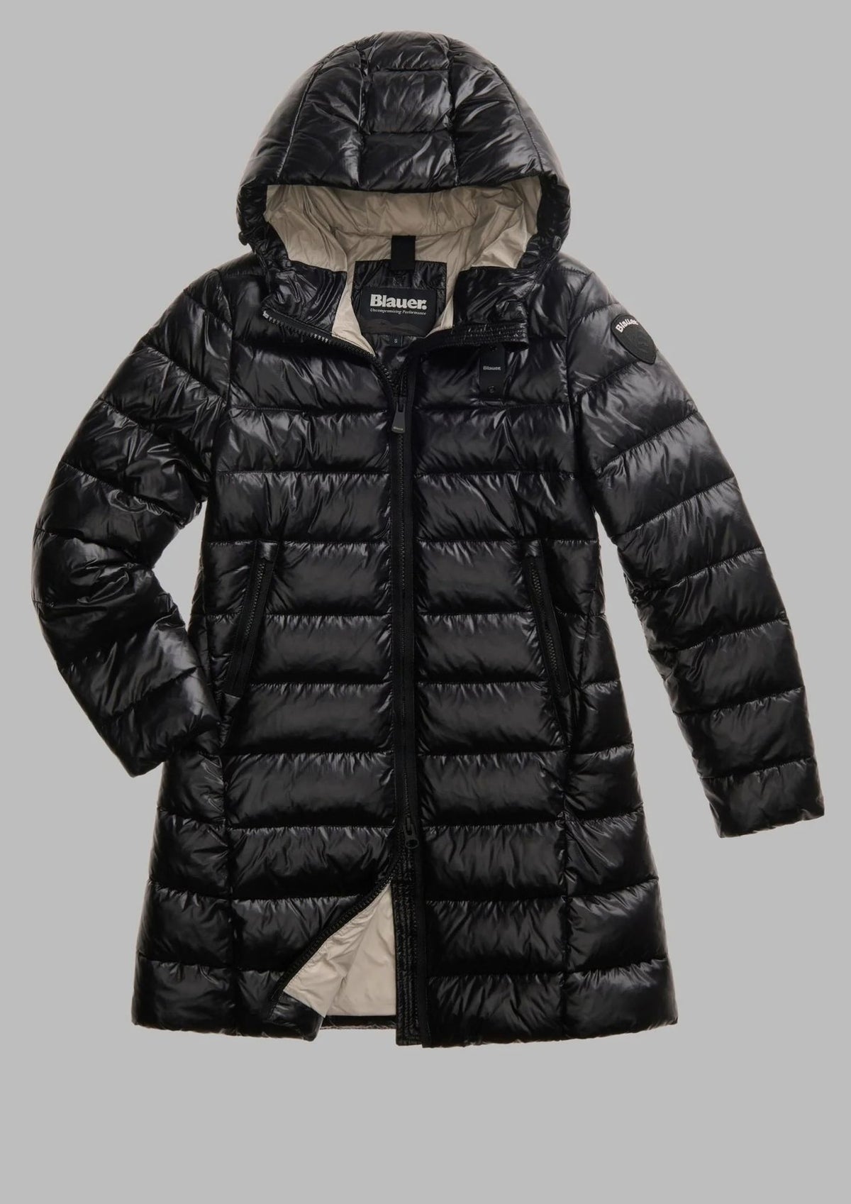 Piumino Imbottito Ovatta Termica Adelaide Nero Beige BLDK02073 6648 999EI BLAUER