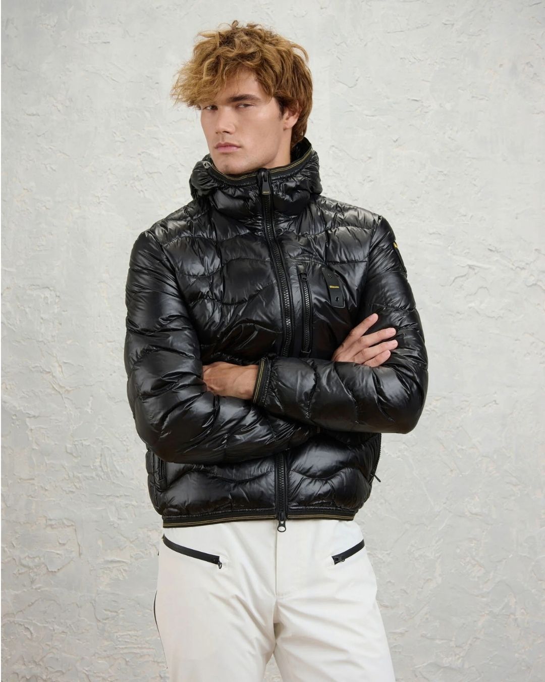 Piumino ad onde Wave Nero BLUC03064 6355 999 BLAUER