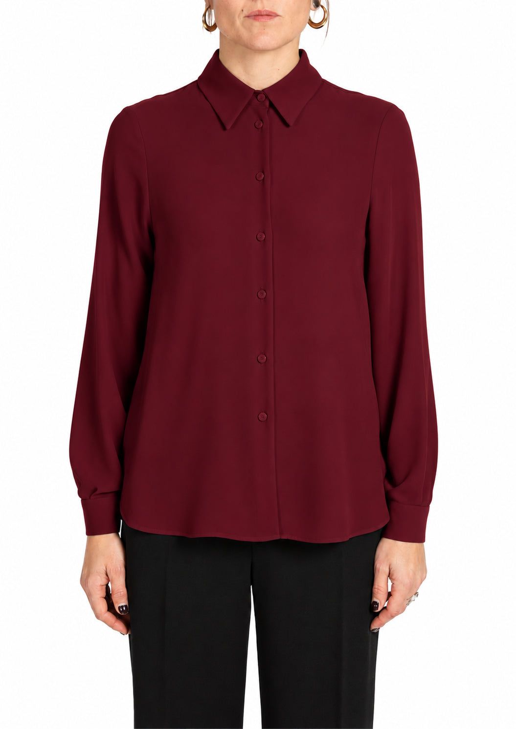 Camicia Donna con Colletto Classico Burgundi 5032R003196N 29 DIANA GALLESI