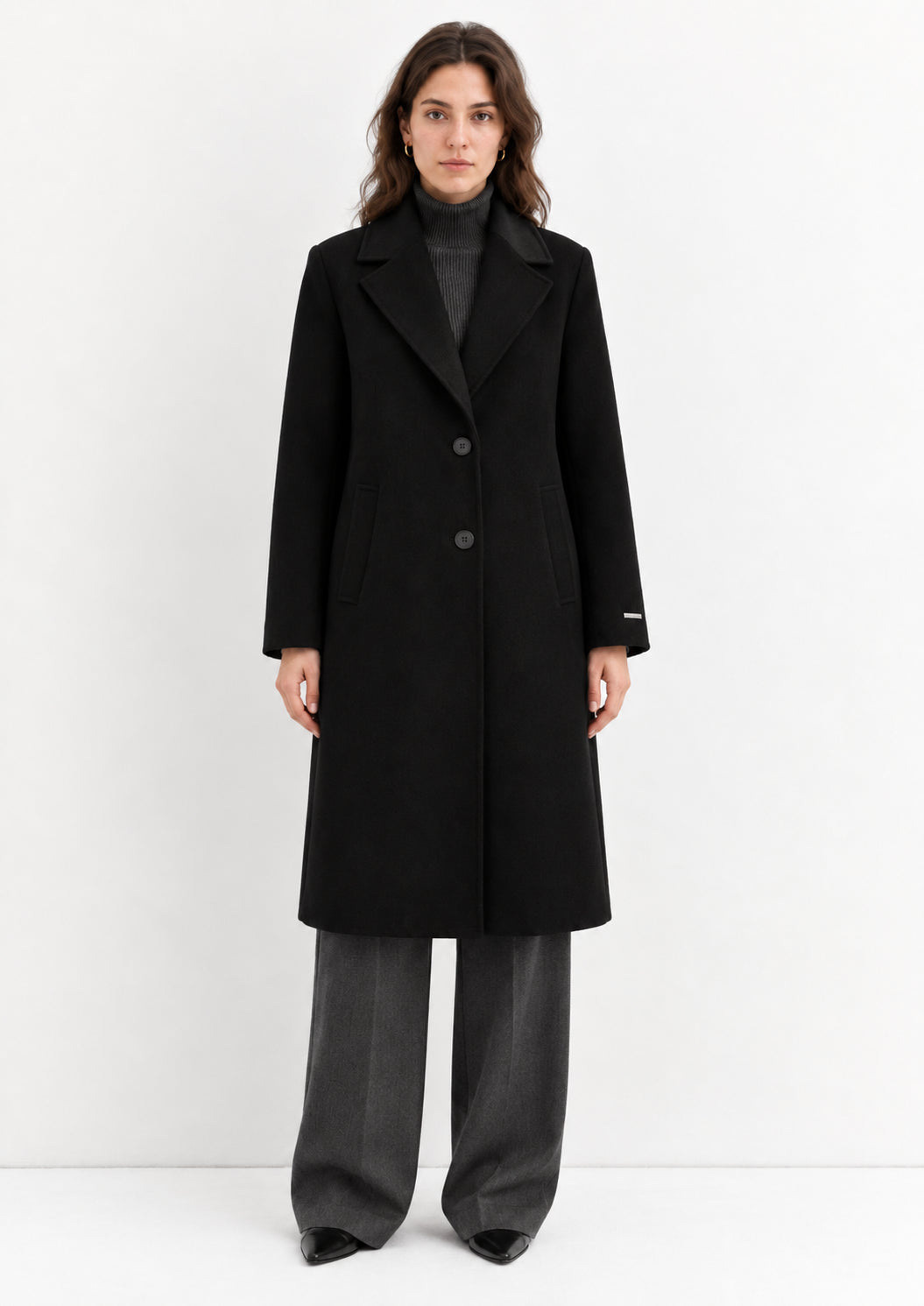 Emme Marella Cappotto Donna Emmesodo Nero 2625016021200 012 EMME MARELLA