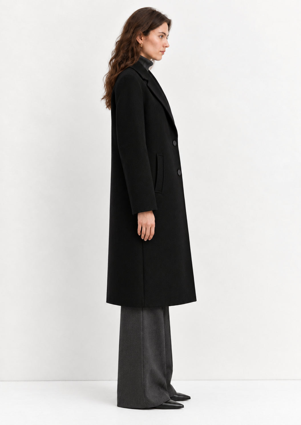 Emme Marella Cappotto Donna Emmesodo Nero 2625016021200 012 EMME MARELLA