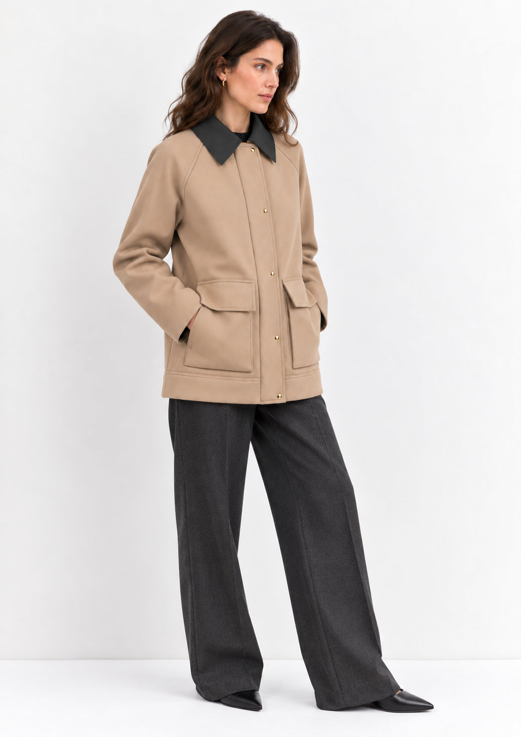 Emme Marella Impermeabile Donna Emmrafia Beige 2625026011200 001 EMME MARELLA