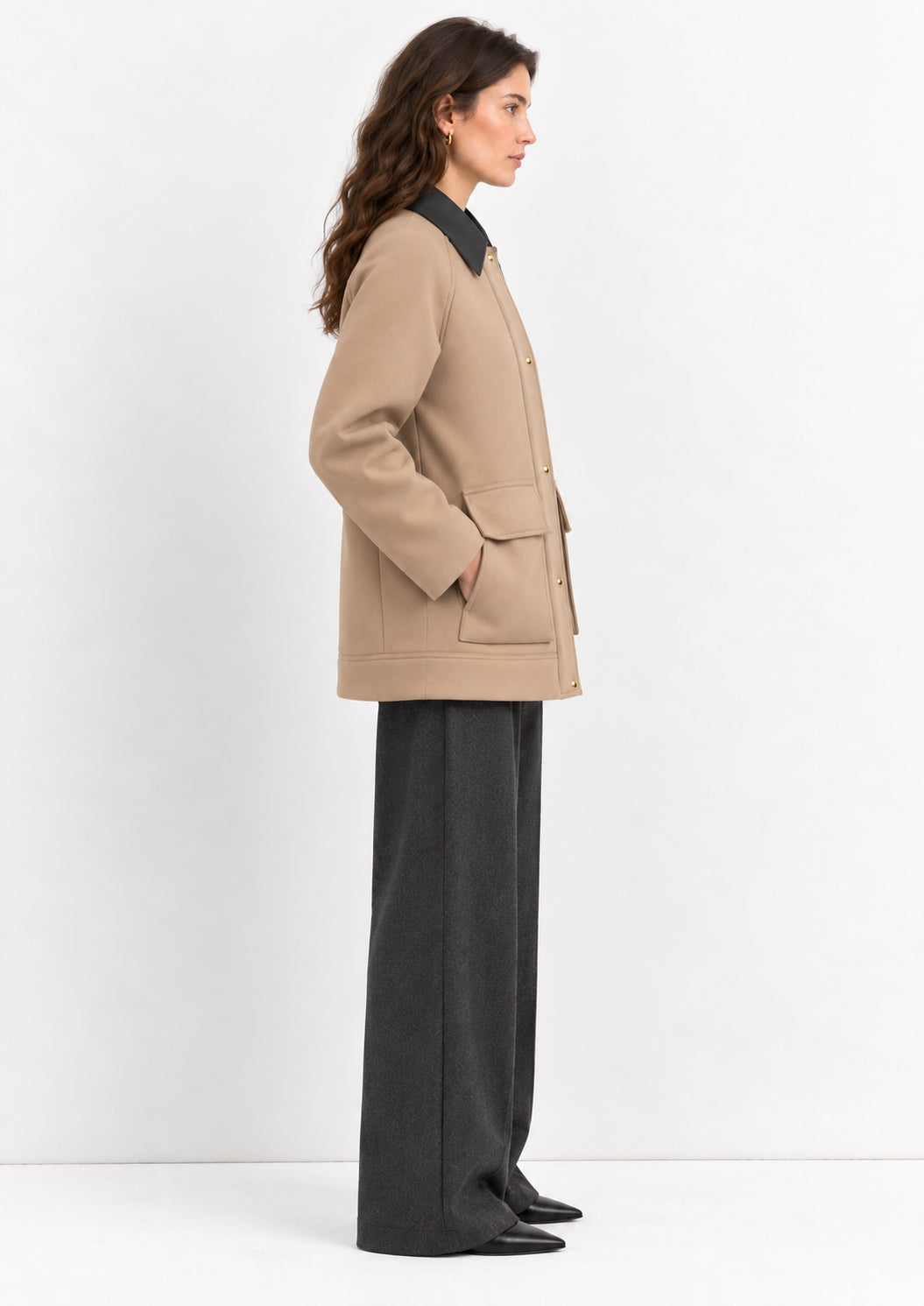 Emme Marella Impermeabile Donna Emmrafia Beige 2625026011200 001 EMME MARELLA