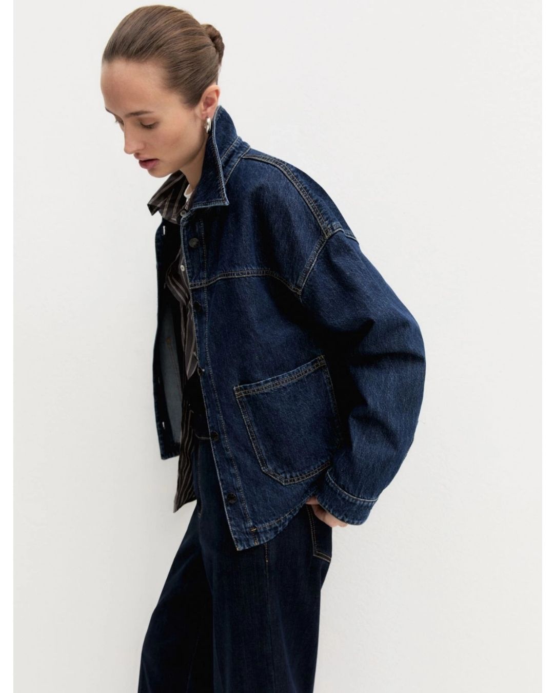 Giacca in denim Emmgetti Blue Jeans 2625046031200 002 EMME MARELLA