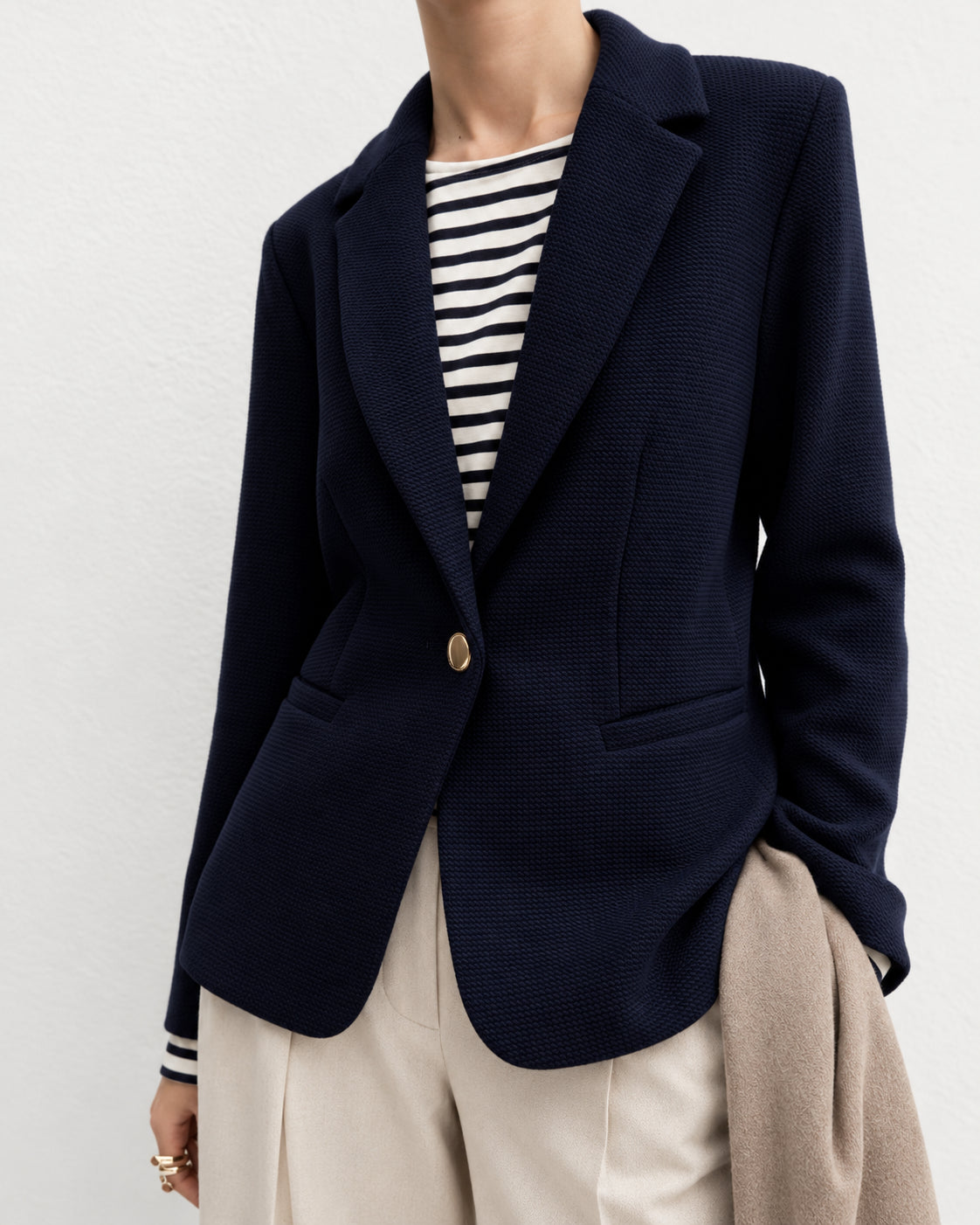 Emme Marella Giacca Donna Emmaris Blu Navy 2625046101200 005 EMME MARELLA