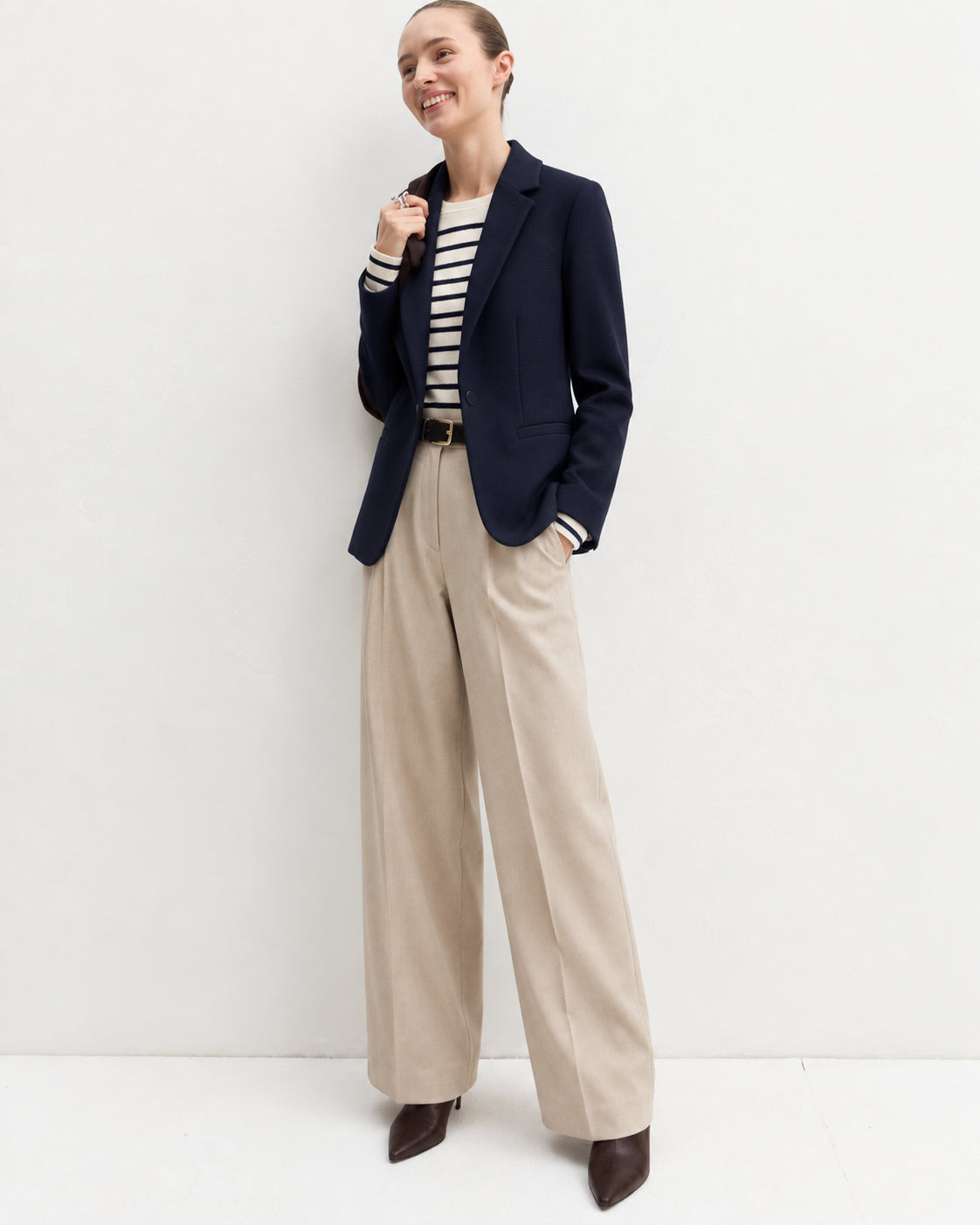 Emme Marella Giacca Donna Emmaris Blu Navy 2625046101200 005 EMME MARELLA