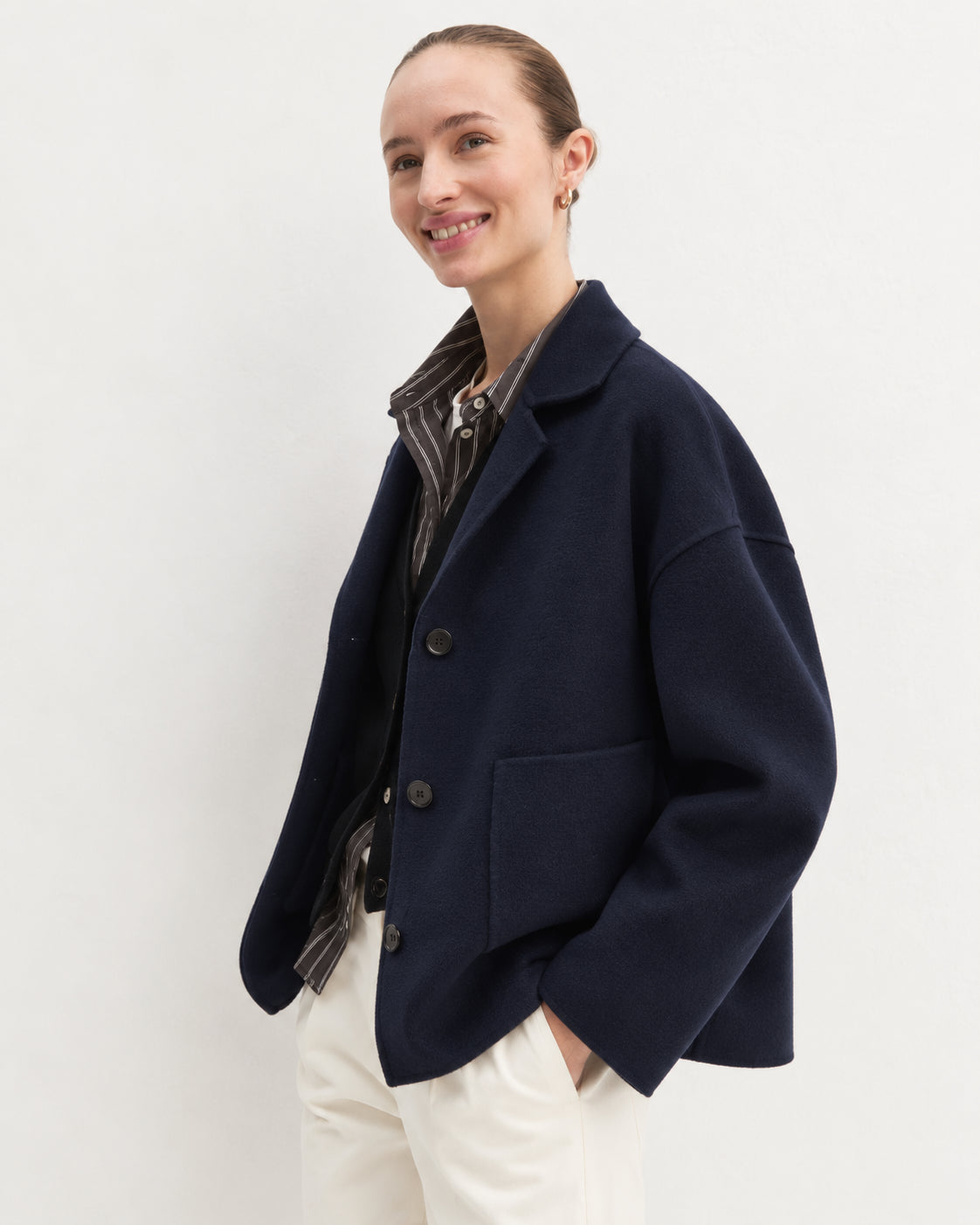 Emme Marella Giacca Donna Emmflipper Blu Navy 2625086011200 009 EMME MARELLA