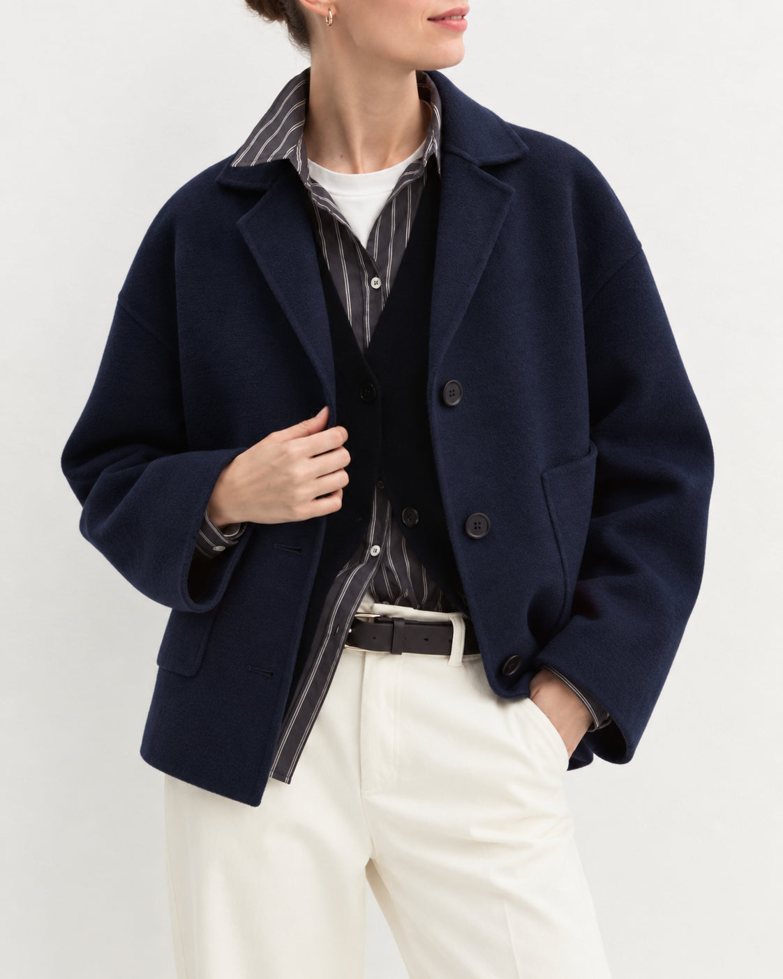 Emme Marella Giacca Donna Emmflipper Blu Navy 2625086011200 009 EMME MARELLA