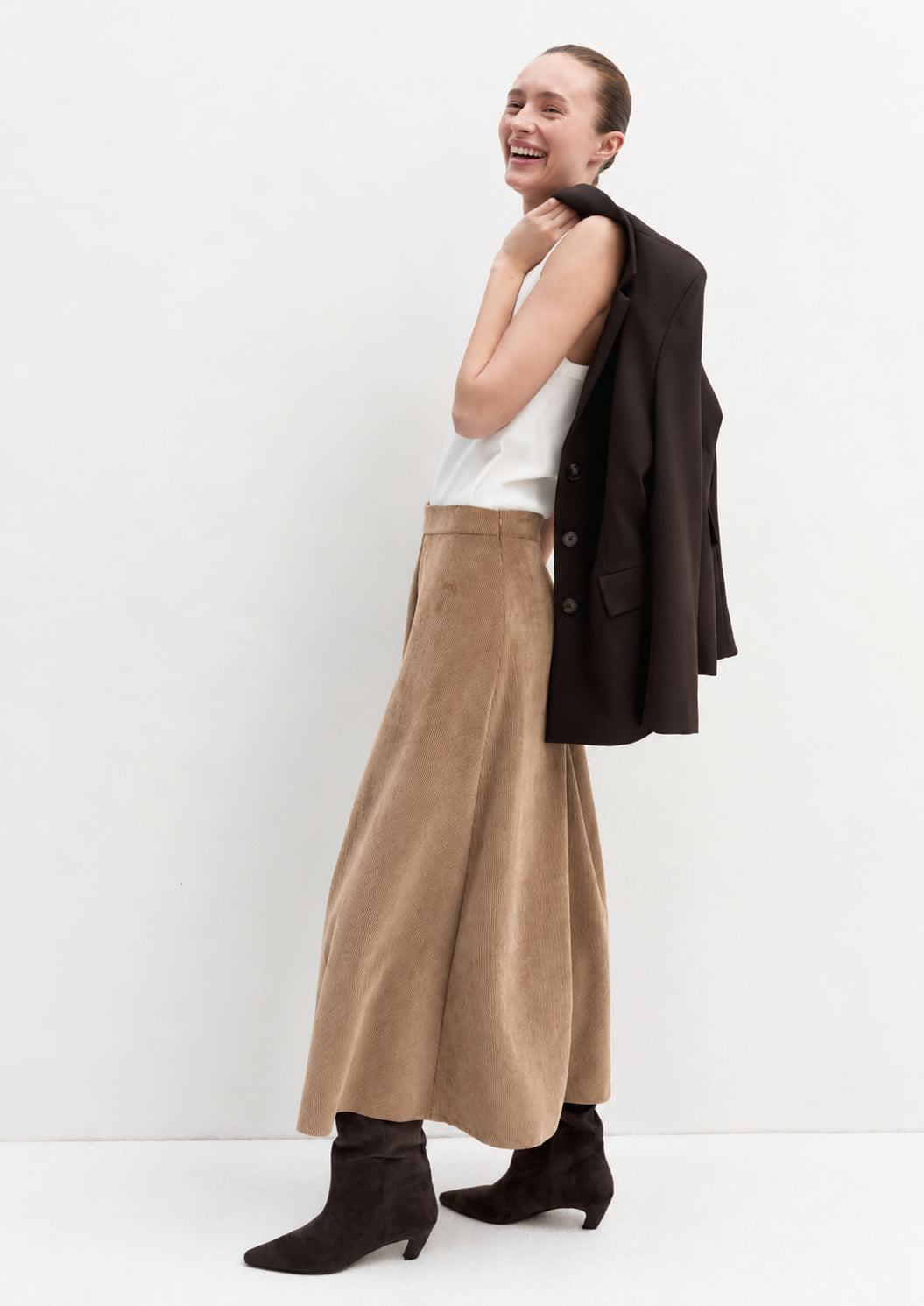 Emme Marella Gonna Donna Emmcerchia Cammello 2625106041200 001 EMME MARELLA