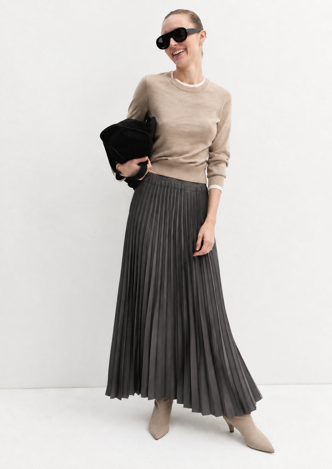 Emme Marella Gonna Donna Emmastrale Grigio Ardesia 2625106051200 015 EMME MARELLA