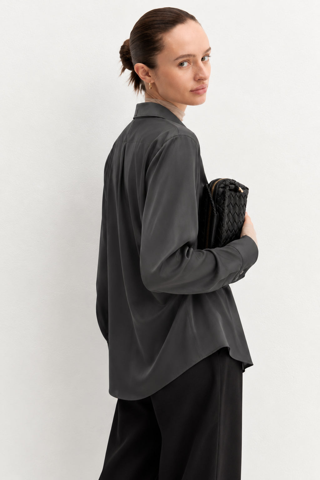 Emme Marella Camicia Donna Emmscalata Grigio Ardesia 2625116081200 015 EMME MARELLA