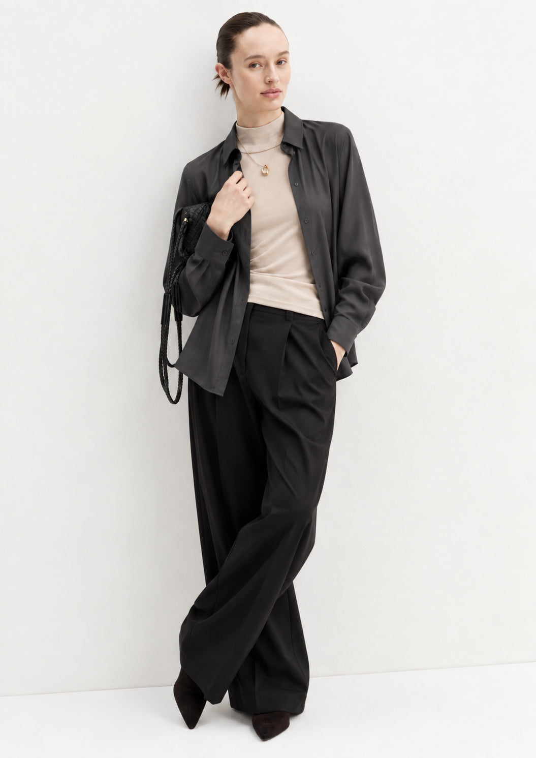 Emme Marella Camicia Donna Emmscalata Grigio Ardesia 2625116081200 015 EMME MARELLA