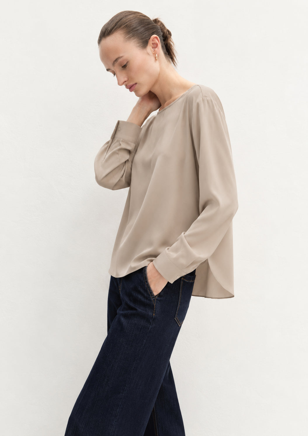 Emme Marella Blusa Donna Emmcursore Beige Mardorla 2625116091200 004 EMME MARELLA