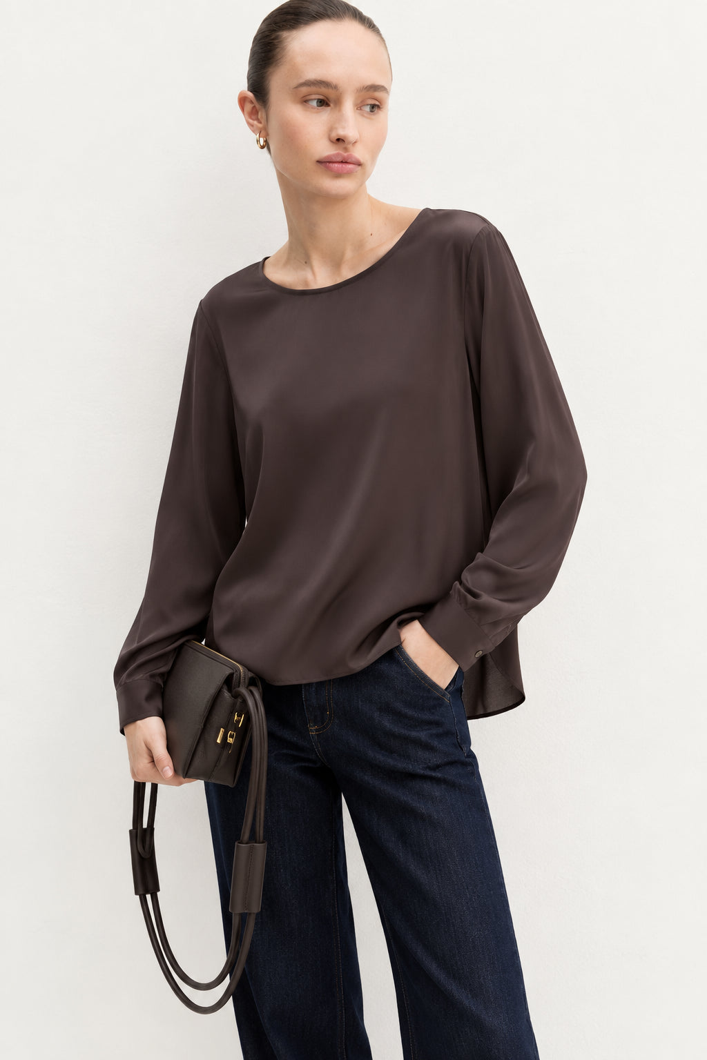 Emme Marella Blusa Donna Emmcursore Testa di Moro 2625116091200 011 EMME MARELLA