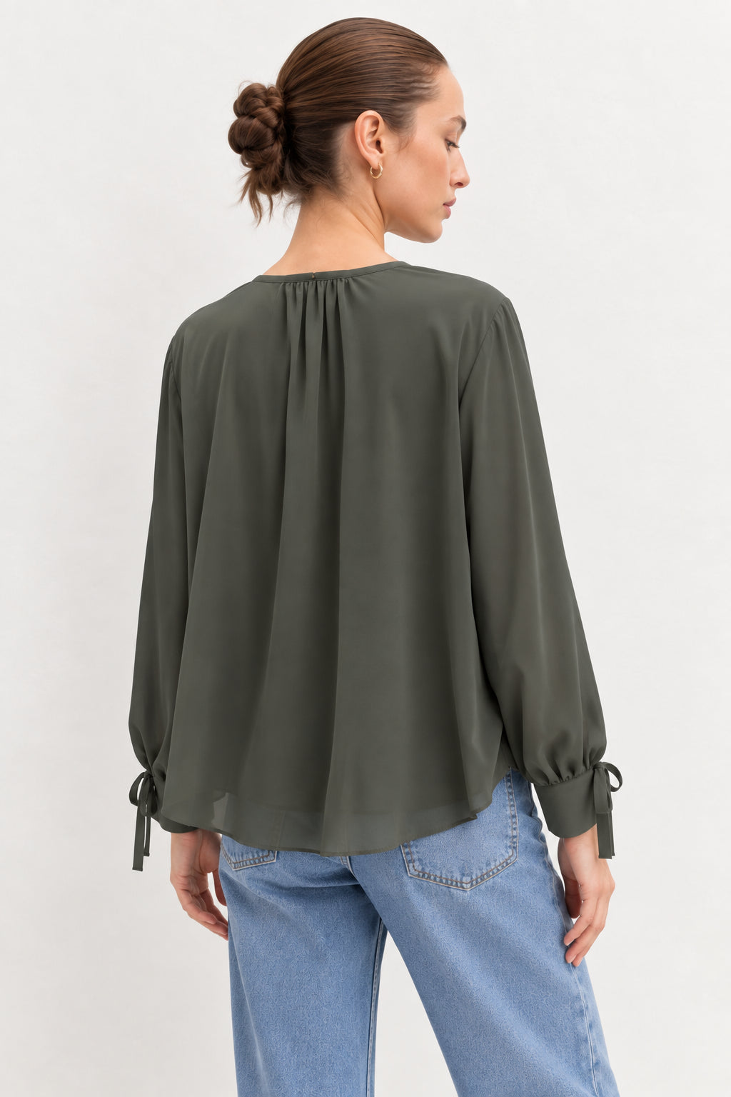 Emme Marella Camicia Donna Emmoschea Verde Sottobosco 2625116131200 004 EMME MARELLA