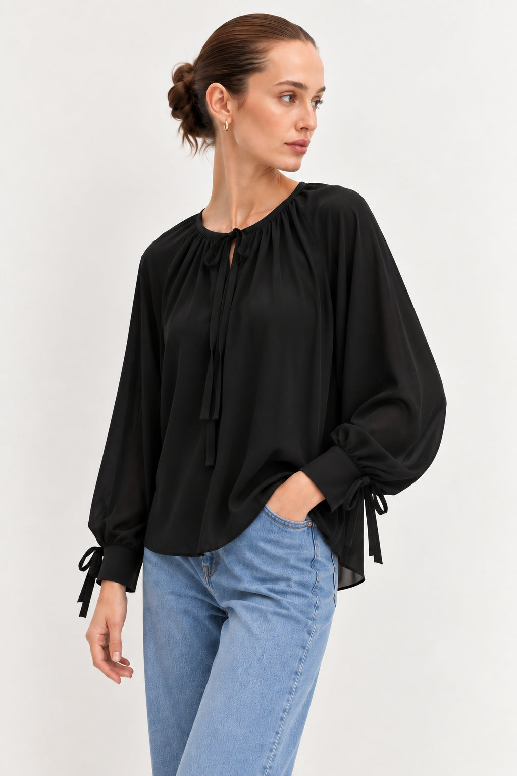 Emme Marella Camicia Donna Emmoschea Nero 2625116131200 008 EMME MARELLA