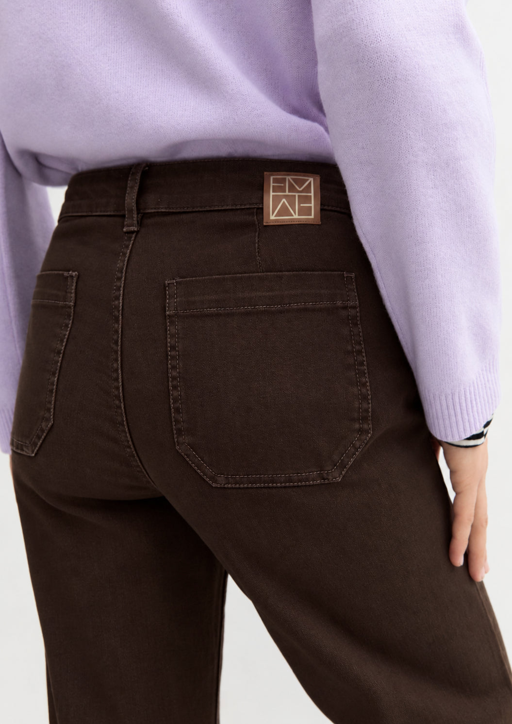 Emme Marella Pantalone Donna Emmestro Marrone Bosco 2625136052200 003 EMME MARELLA