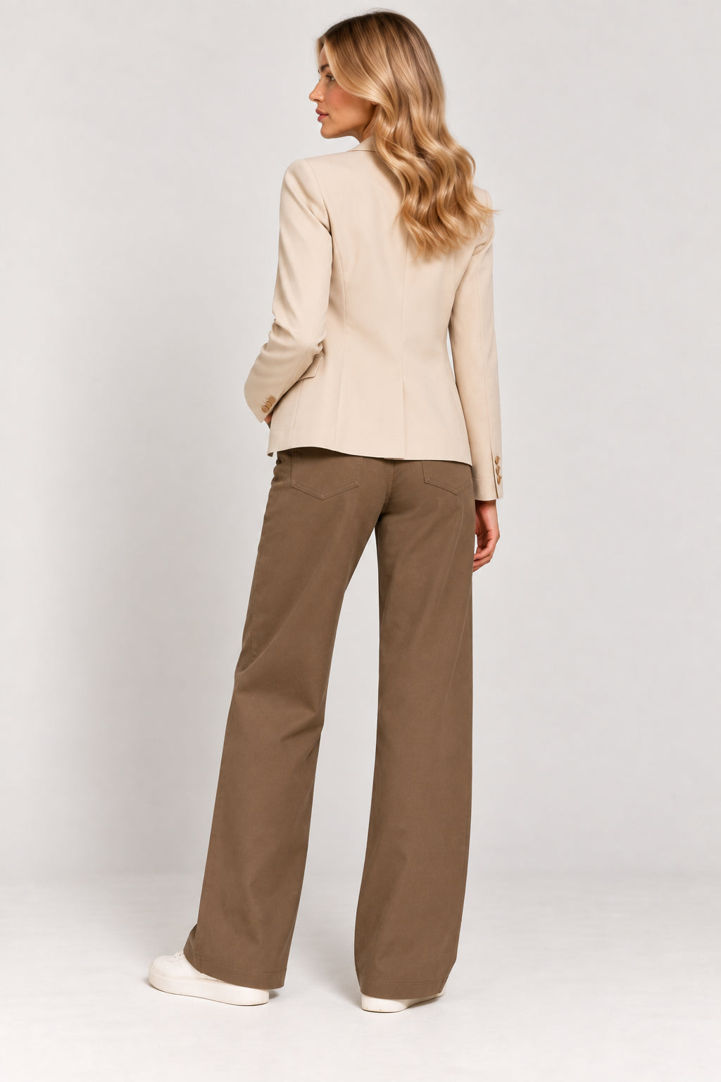 Emme Marella Pantalone Donna Emmfuxia Tabacco 2625136061200 002 EMME MARELLA