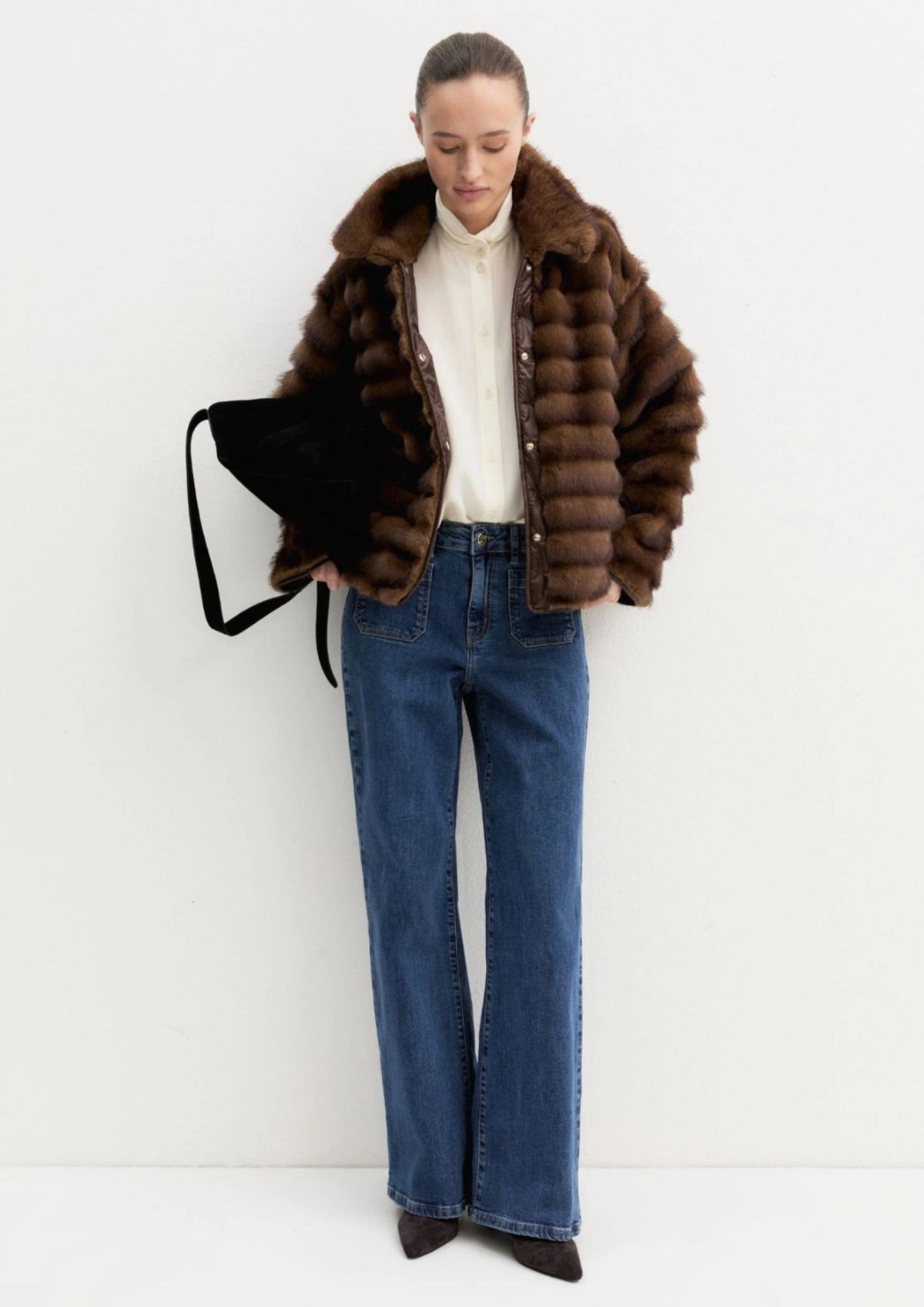 Jeans wide flare Emmwhideflare Blu 2625186021200 003 EMME MARELLA