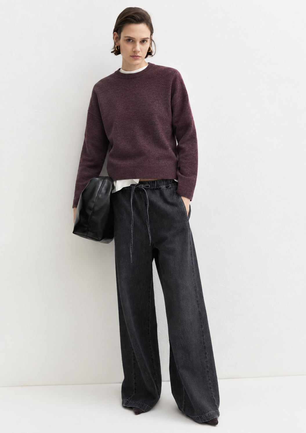 Maglia in pura lana Emmrea Merlot 2625366132200 005 EMME MARELLA