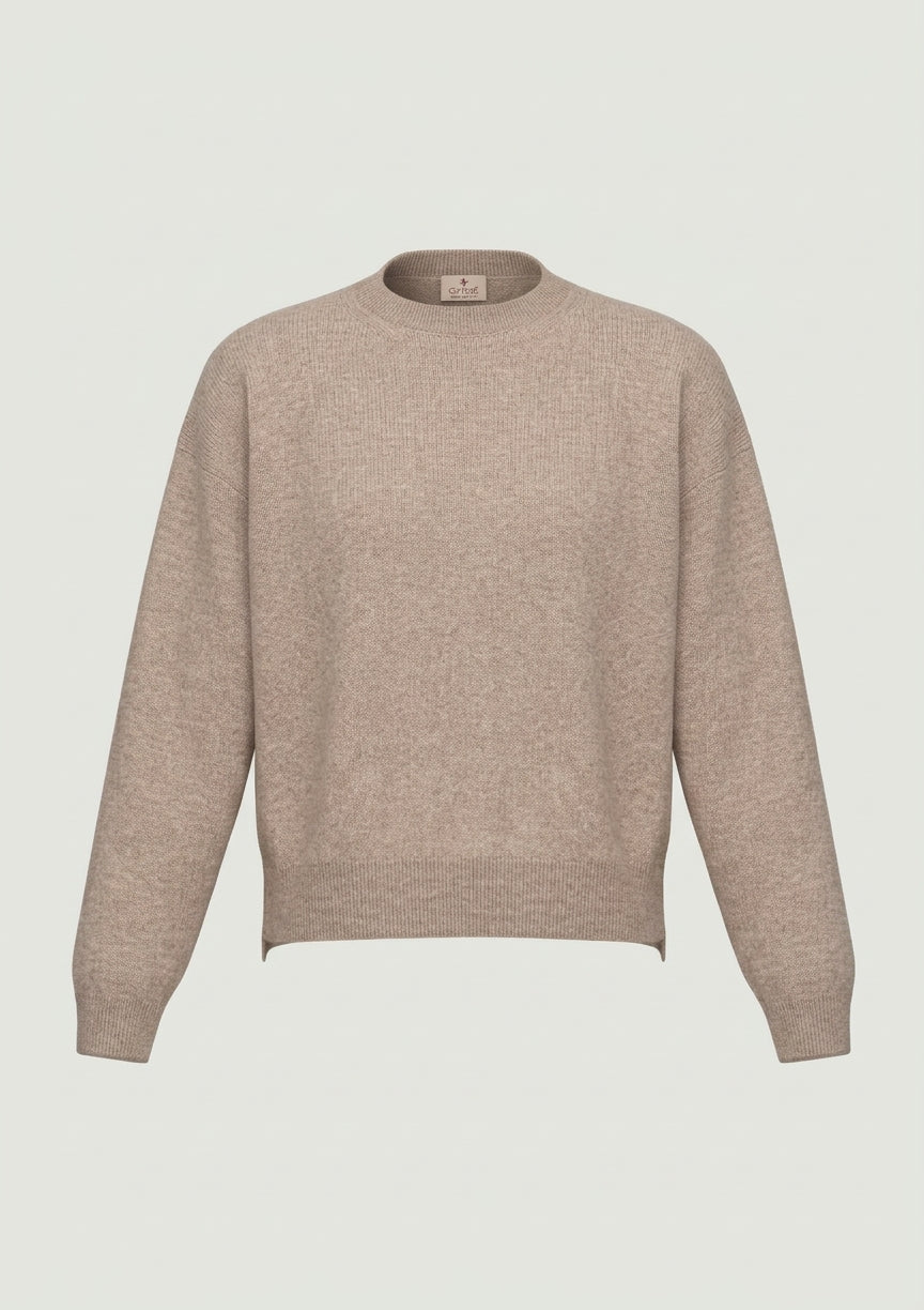 Maglia in pura lana Emmrea Beige 2625366132200 006 EMME MARELLA