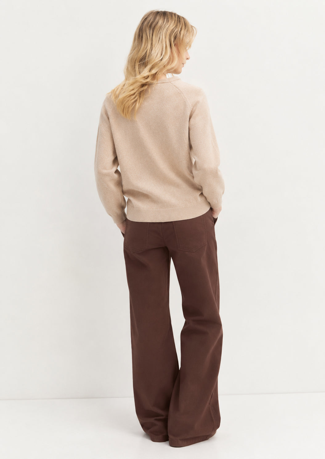 Maglia in viscosa stretch Emmtunica Sabbia 2625366291200 006 EMME MARELLA