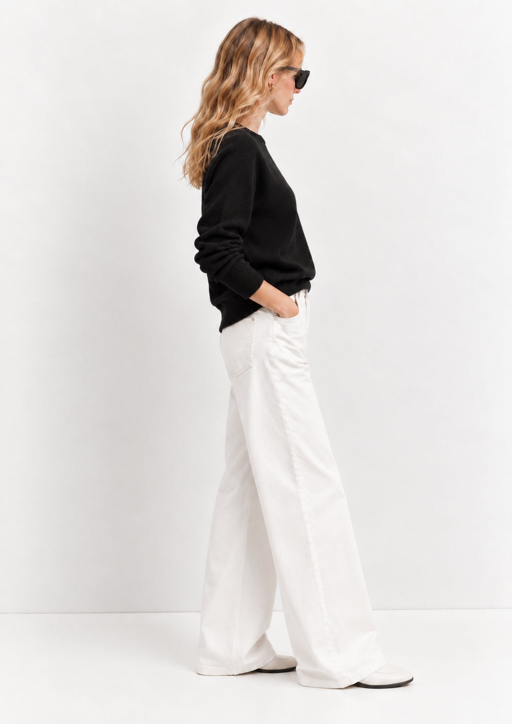 Maglia in viscosa stretch Emmtunica Nera 2625366291200 016 EMME MARELLA