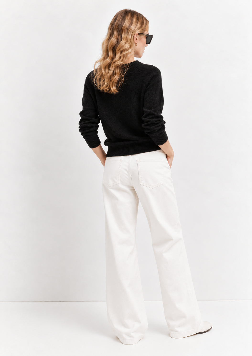 Maglia in viscosa stretch Emmtunica Nera 2625366291200 016 EMME MARELLA