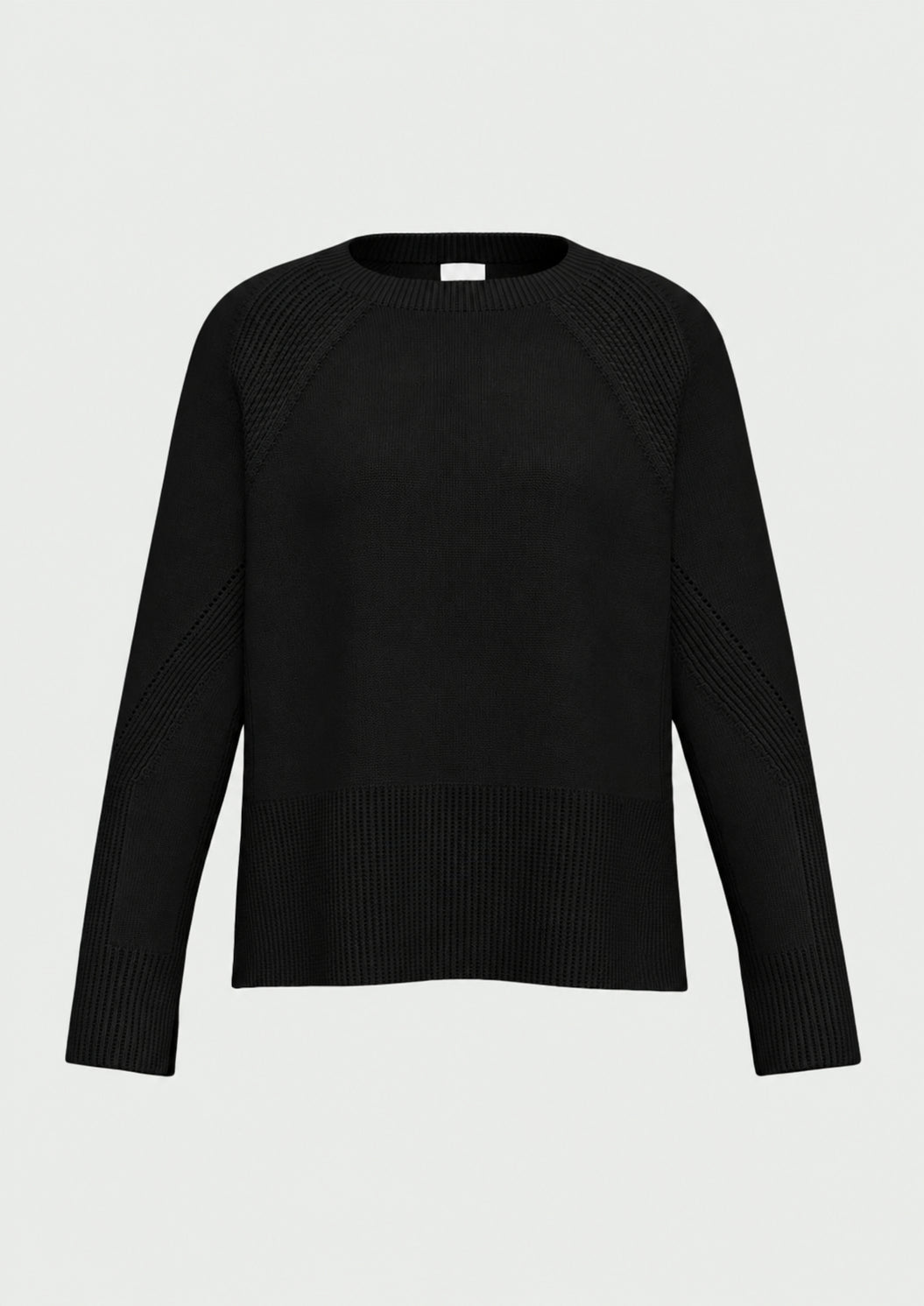 Maglia in filato di misto lana merinos Emmarcadia Nera 2625366312200 001 EMME MARELLA