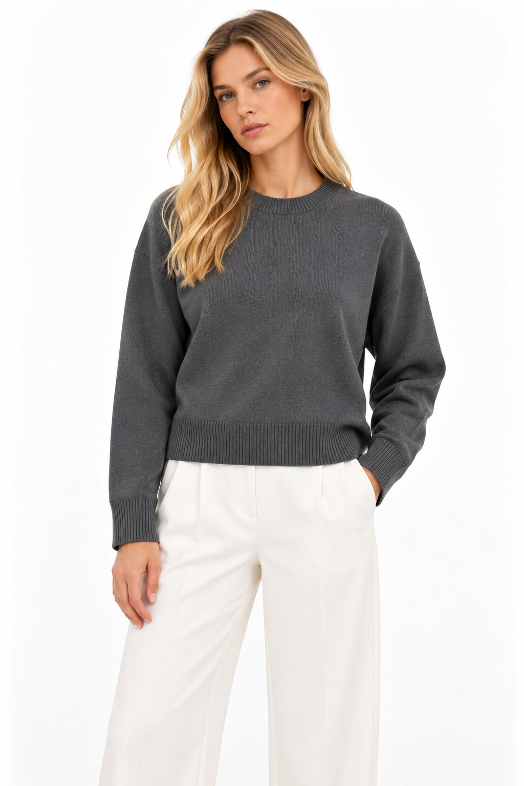 Maglia in filato di lana e cashmere Emmsevero 2625366342200 004 EMME MARELLA