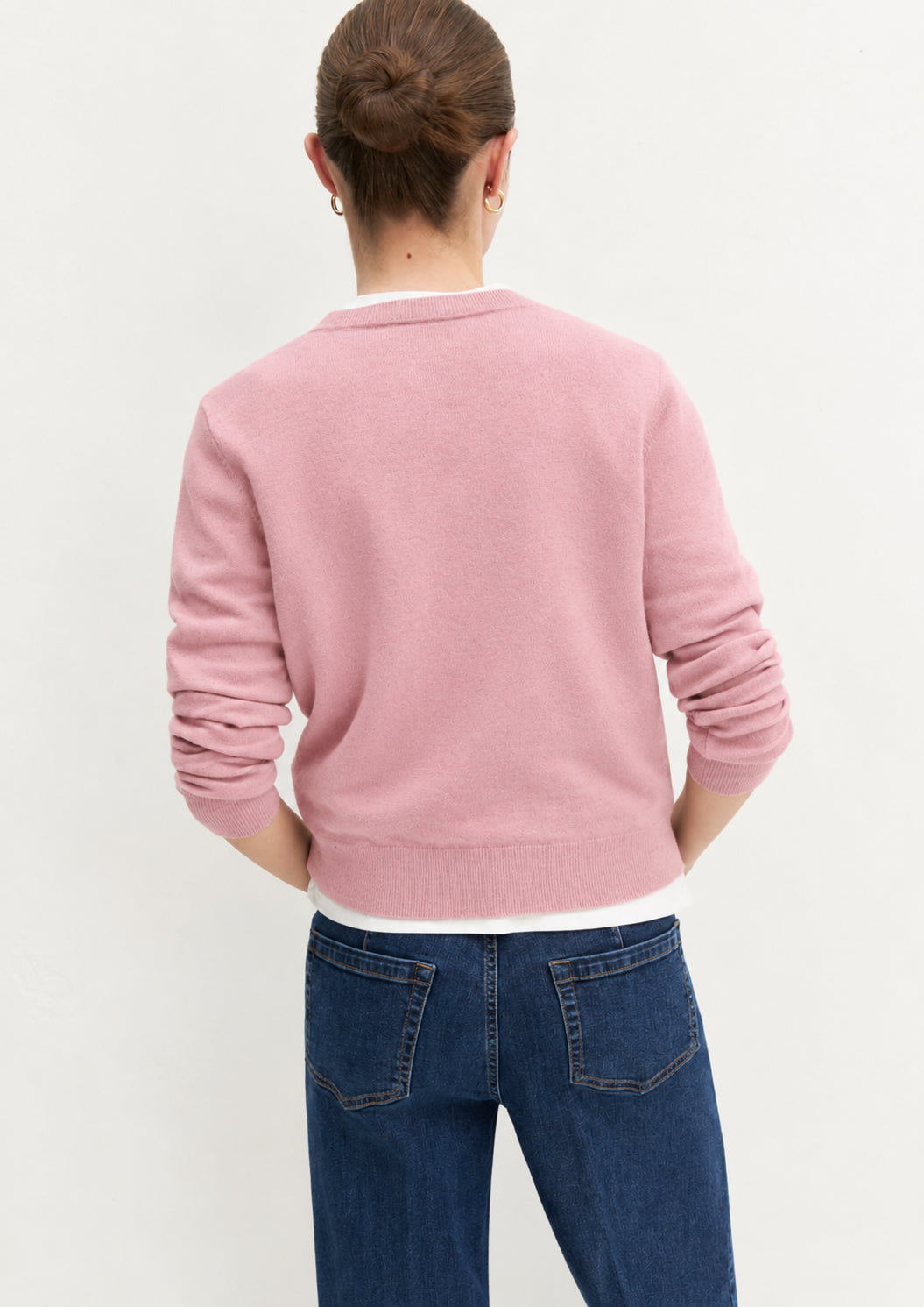 Maglia in lana e cashmere Emmlaccio Rosa Peonia 2625366361200 002 EMME MARELLA