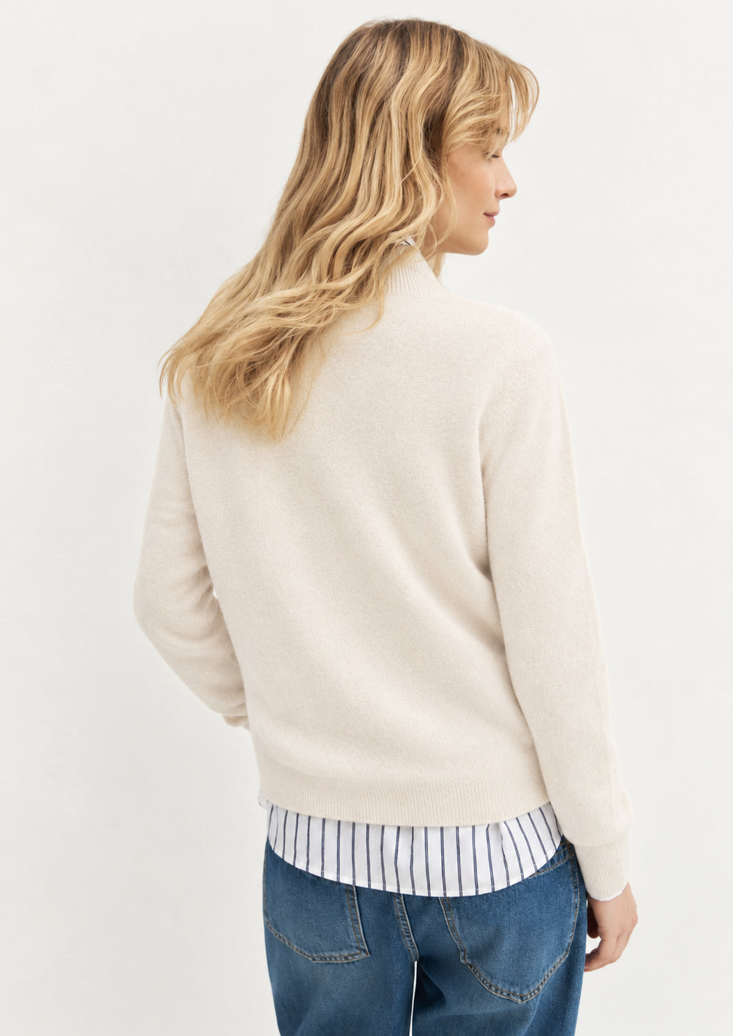Maglia in misto cashmere Emmnetto Avorio 2625366371200 001 EMME MARELLA