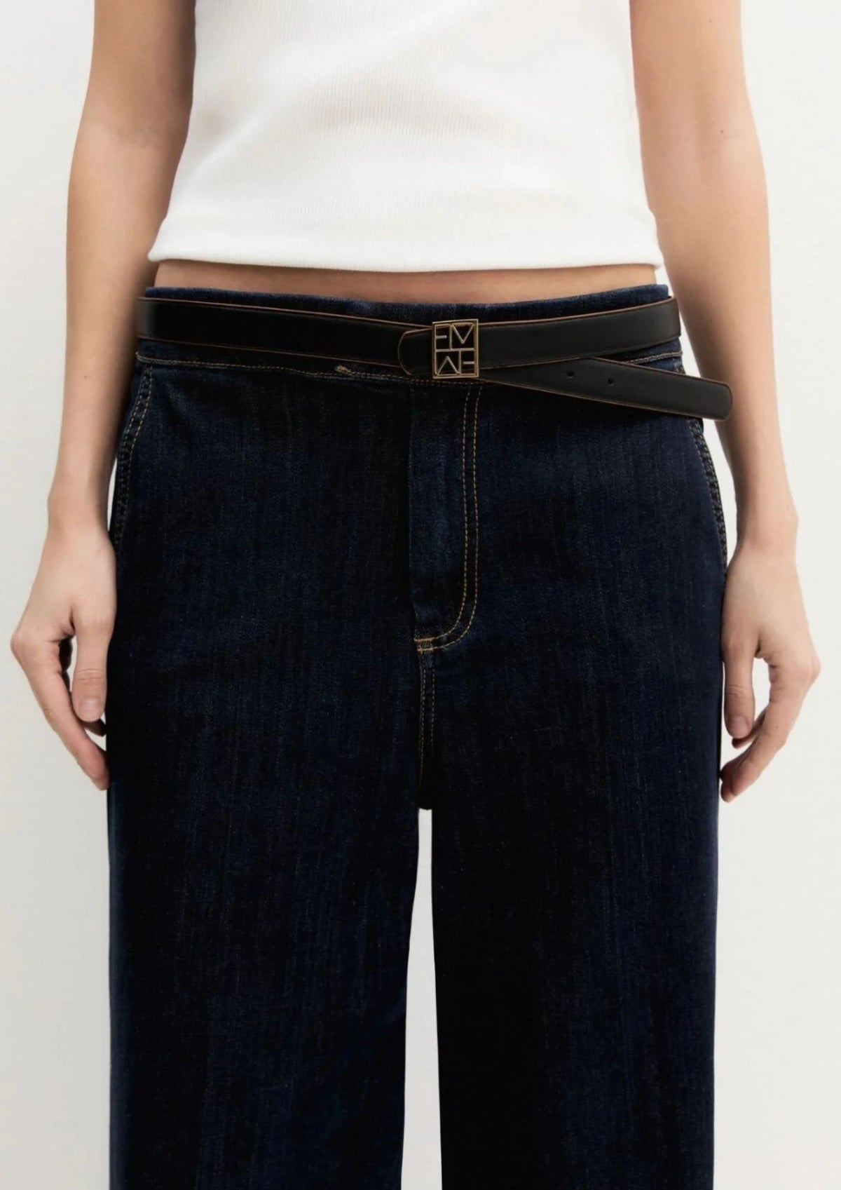 Cintura reversibile con logo Emmvetrino Cuoio 2625506031200 001 EMME MARELLA