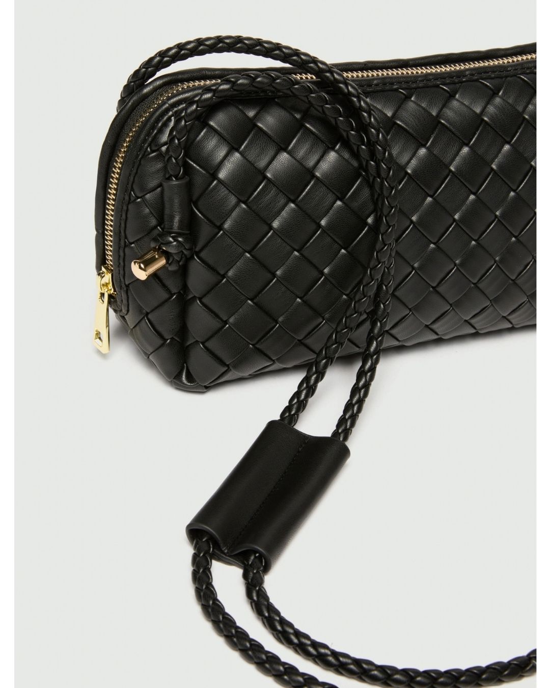 Borsa a tracolla intrecciata Nero 2625516121200 002 EMME MARELLA