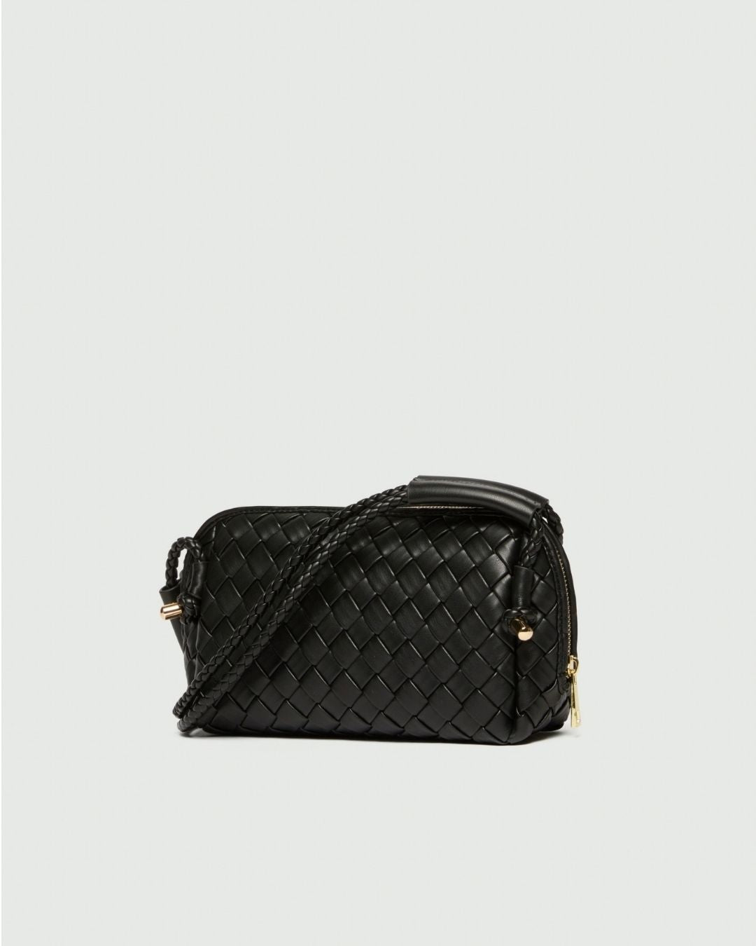 Borsa a tracolla intrecciata Nero 2625516121200 002 EMME MARELLA