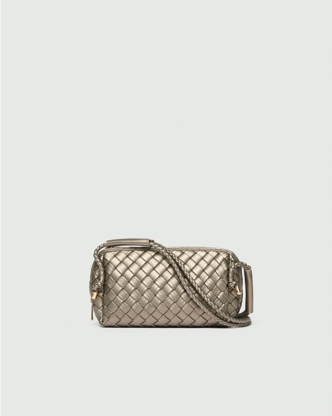 Borsa a tracolla intrecciata Silver 2625516121200 003 EMME MARELLA
