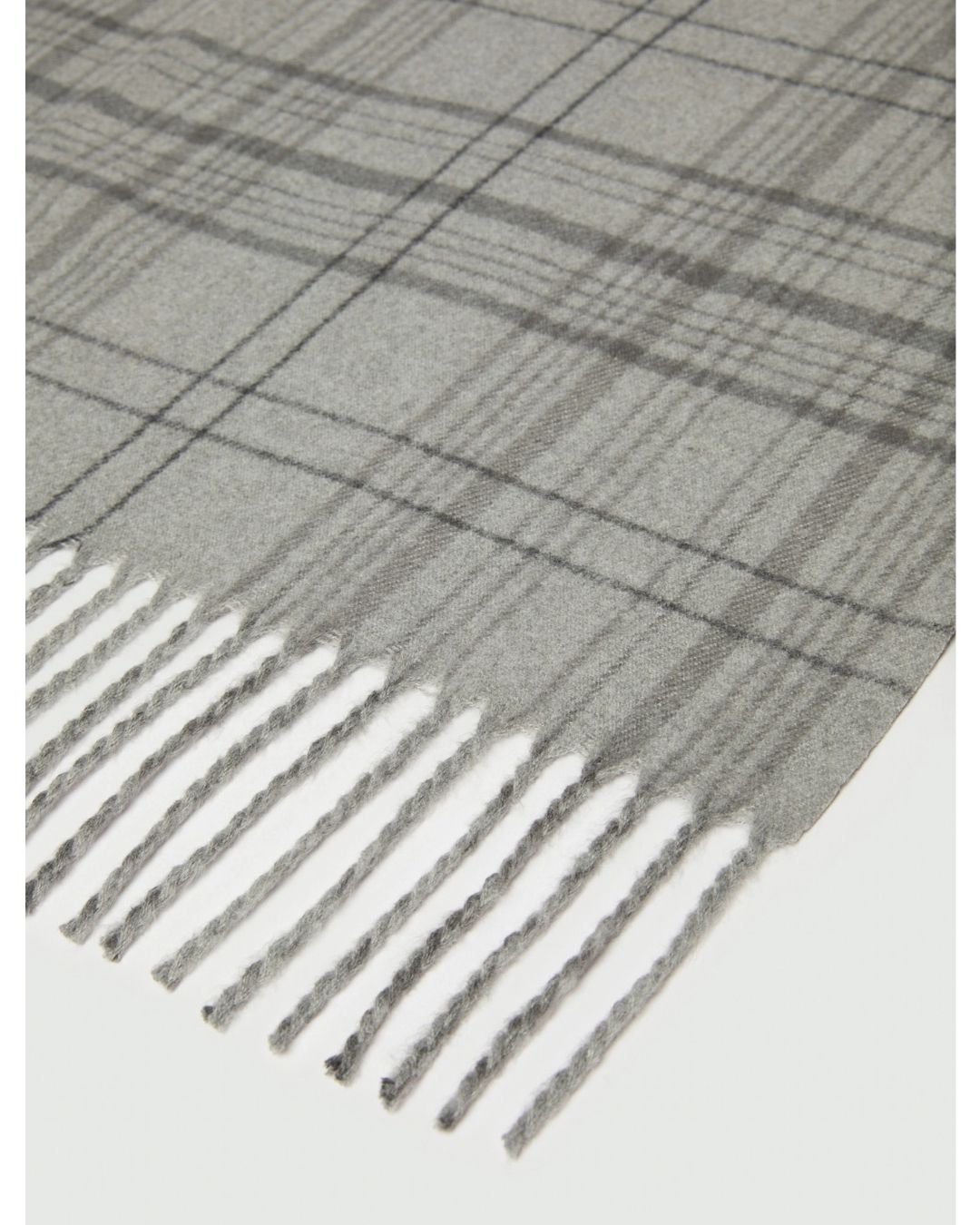 Sciarpa con frangia Emmsupremo Grigio Silver 2625546011200 003 EMME MARELLA