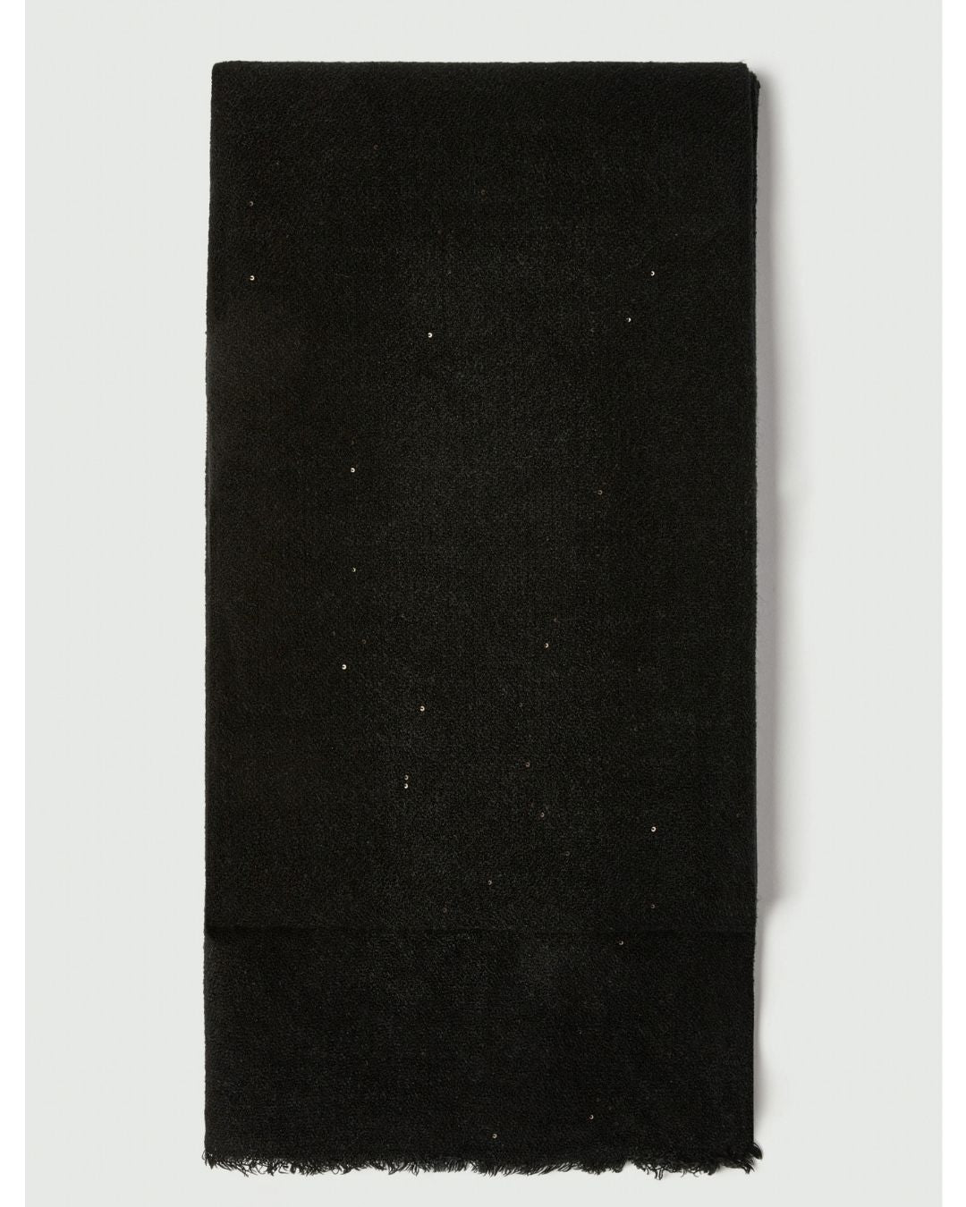 Stola jacquard con logo Emmgattini Nera 2625546021200 003 EMME MARELLA