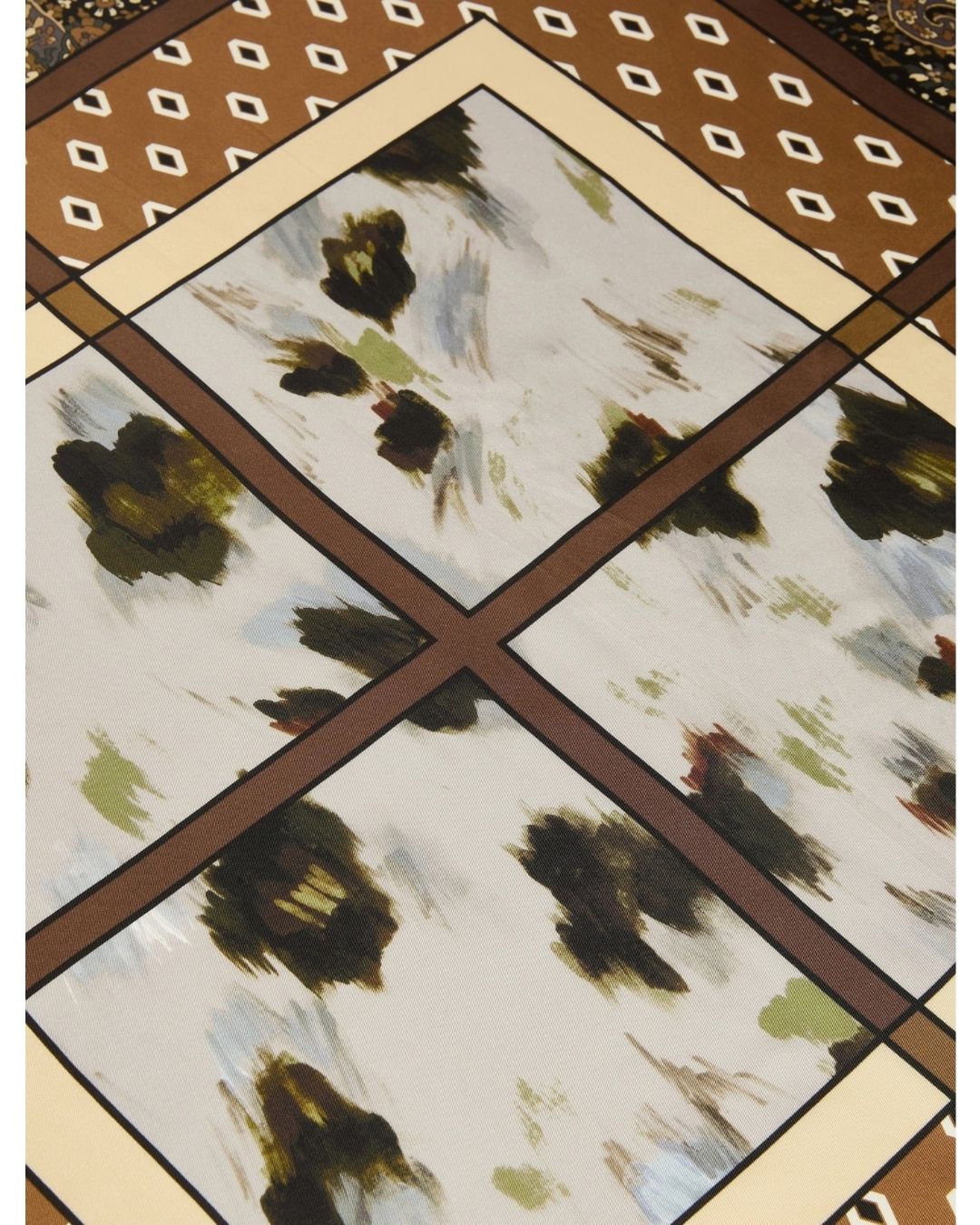 Foulard in seta Emmcampo Cammello 2625546031200 004 EMME MARELLA