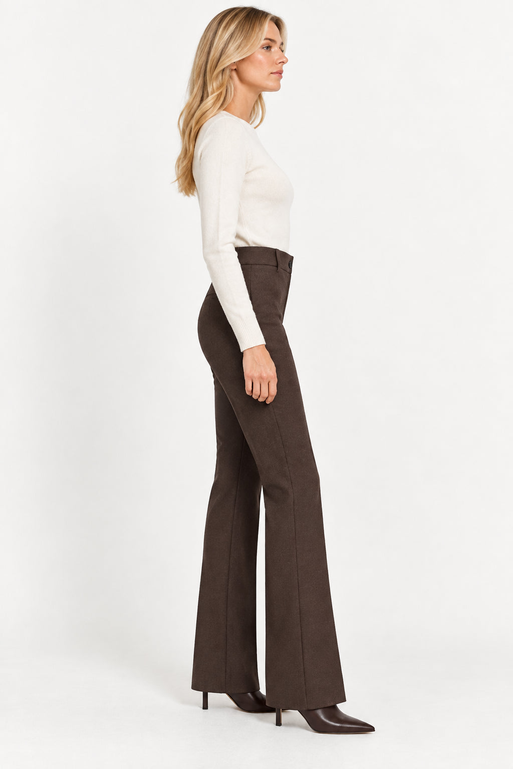 Pantalone slim fit in jersey stretch Emmflare Testa di Moro 2625786051200 006 EMME MARELLA