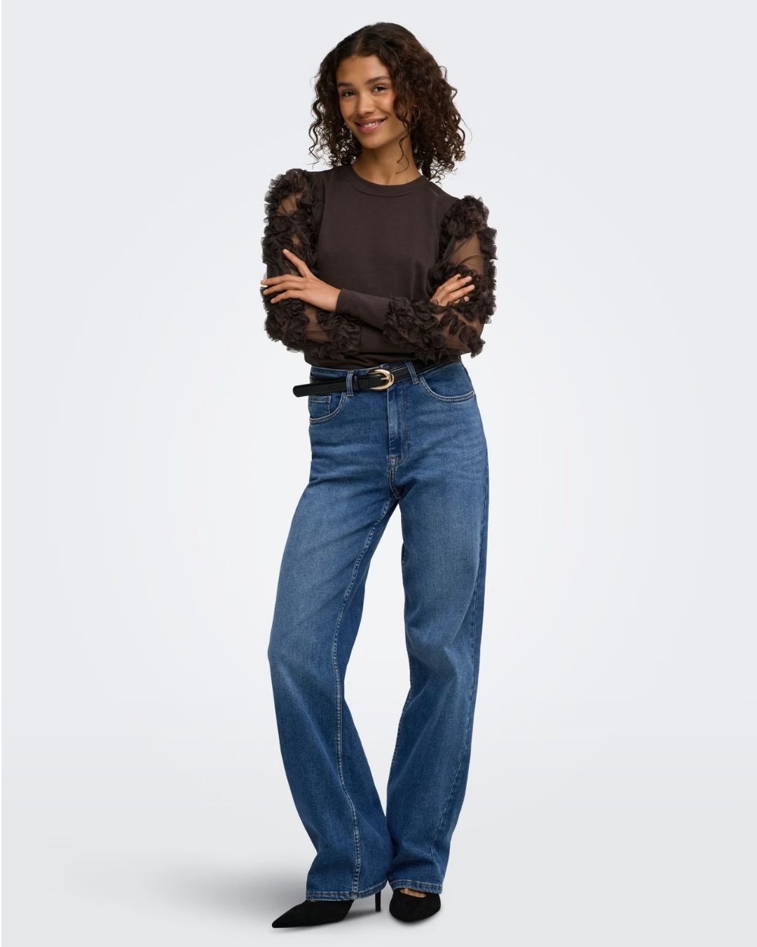 Felpa Donna Marrone Coffee Bean 15220558 Coffee Bean JACQUELINE DE YONG