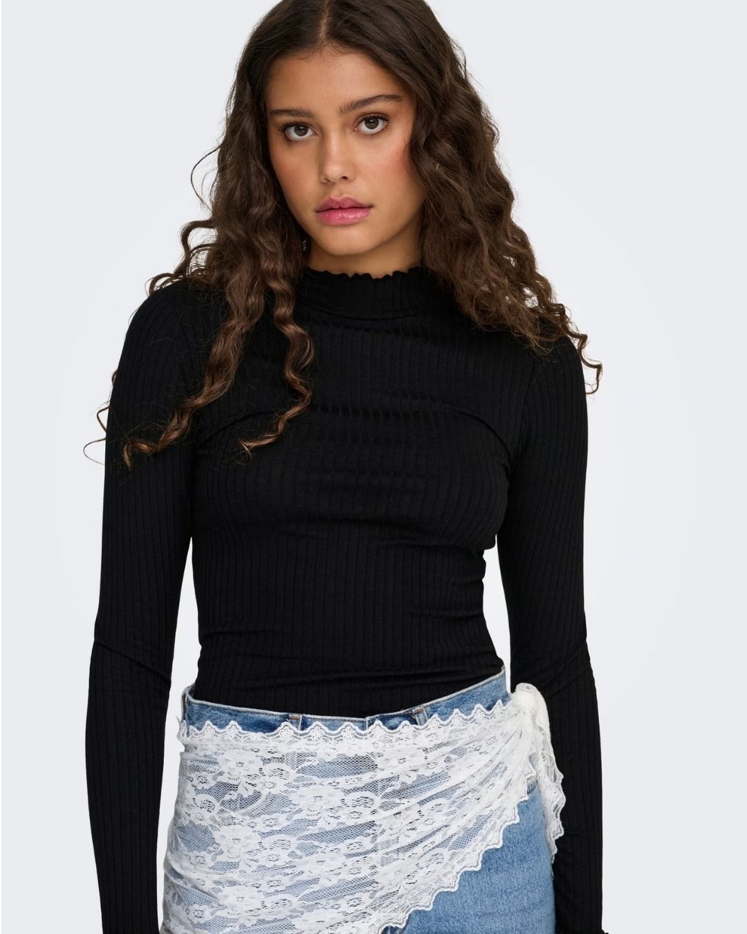 Maglia Donna Nero 15228065 Black JACQUELINE DE YONG
