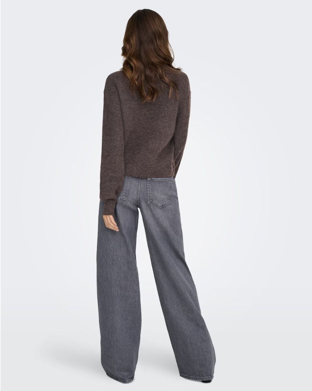 Cardigan Donna Marrone Bracken 15326819 Bracken MELANGE JACQUELINE DE YONG